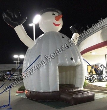 Inflatable Snowman Bounce House Rental Scottsdale Arizona